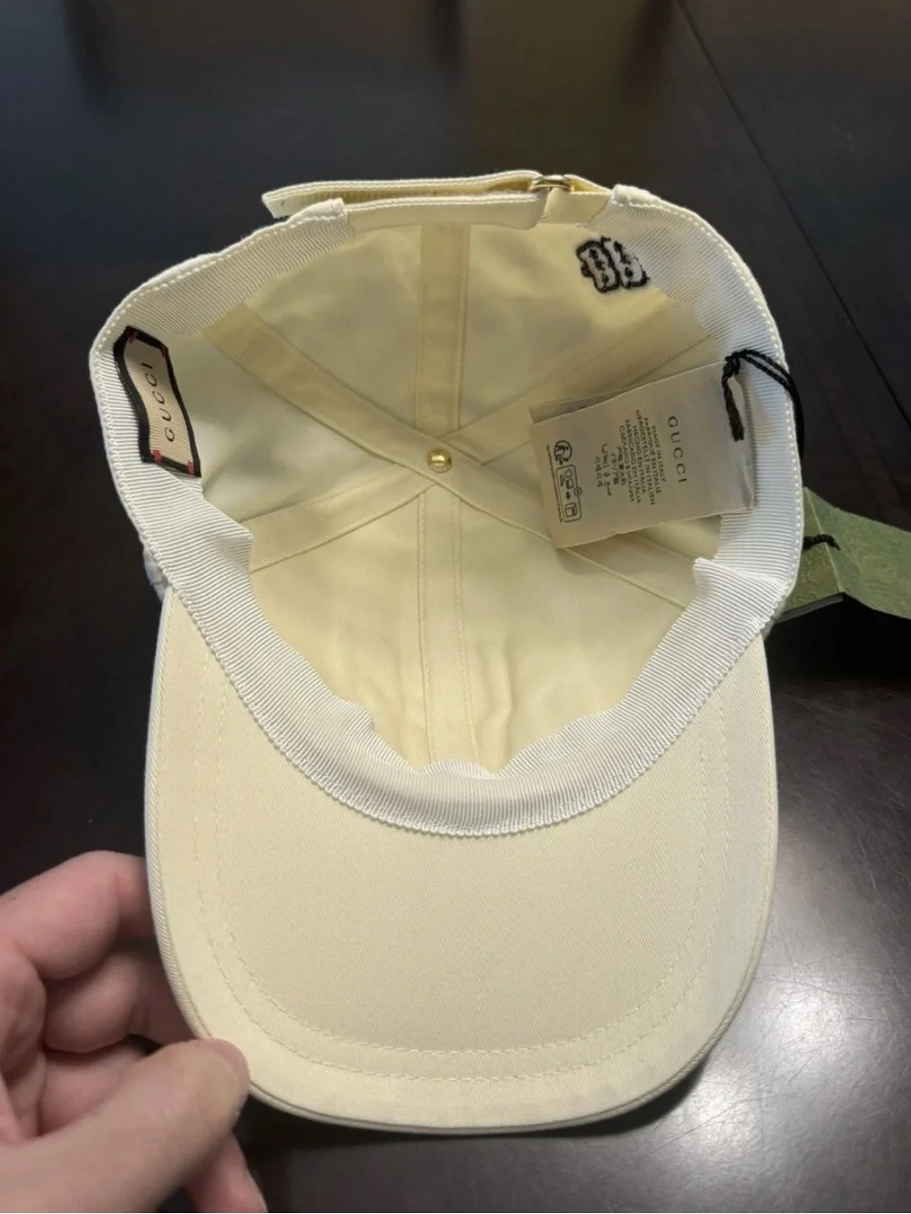 New Authentic Gucci Logo Kawaii Pikarar Collection Baseball Hat Size M